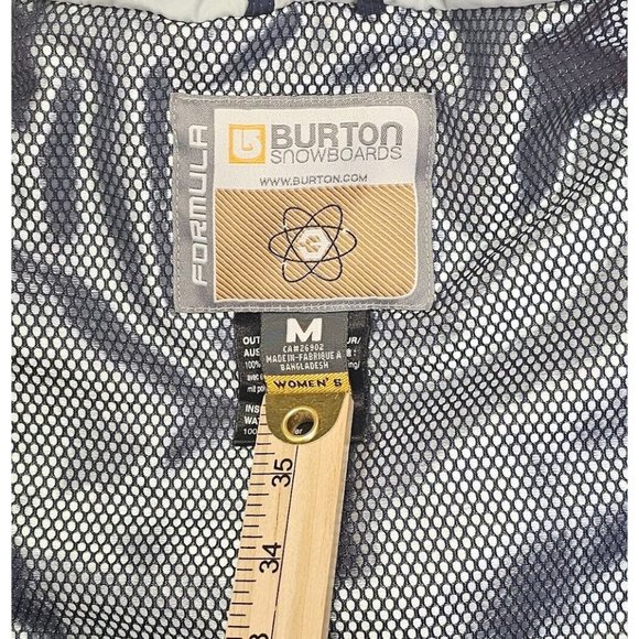 Burton Formula Womens Snowboarding Ski Jacket Active Lining System Blue/Orange M - Picture 7 of 8